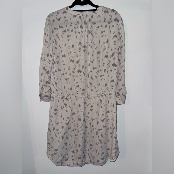 Babaton Cream Bennett 100 % Silk Mini Dress Size L - Picture 5 of 11